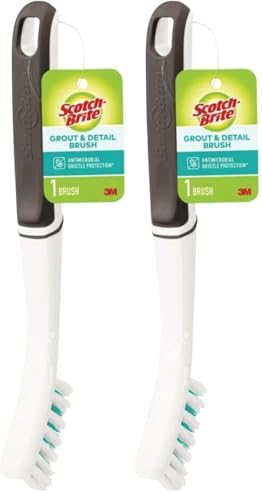 3M Grout Brush Gray/White by Scotch-Brite