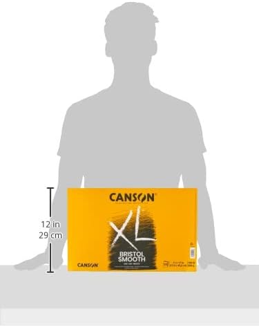 Canson XL Series Bristol Paper, Foldover Pad, 11x17 inches, 25 Sheets - Image 4