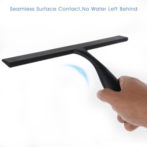 Shower Squeegee for Glass Doors, 11-Inch Silicone Squeegee - Image 7