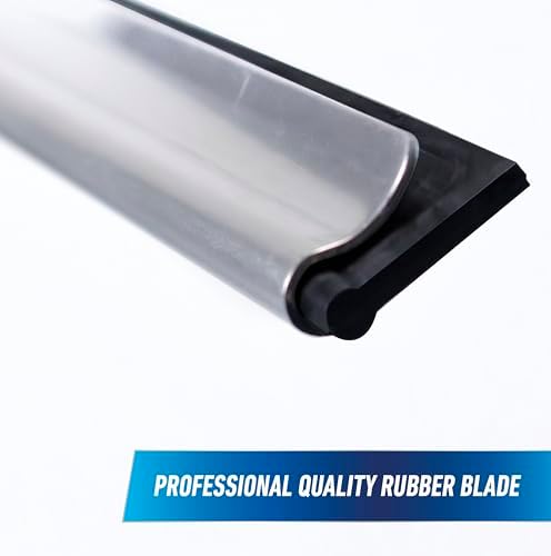 Unger Professional Connect and Clean 18” Grip Swivel Window, Glass Squeegee - Image 7