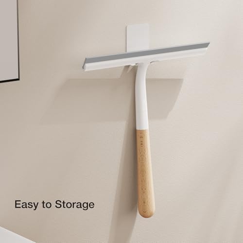 Shower Squeegee for Glass Doors, Streak-Free Silicone Window Cleaner - Image 6