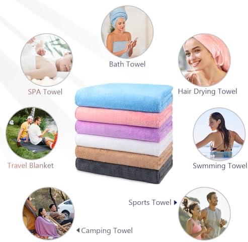 Orighty Bath Towels, Soft Feel Bath Towel, 6 Pack - Image 7