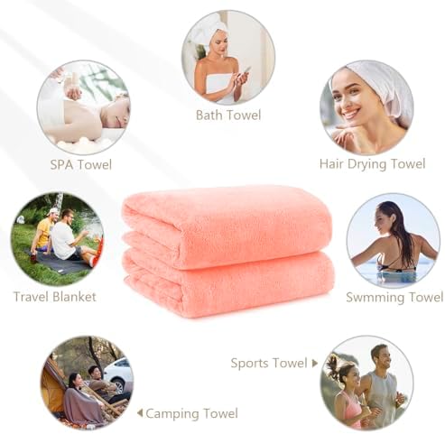Orighty Bath Towels, Soft Feel Bath Towel, 2 Pack - Image 7