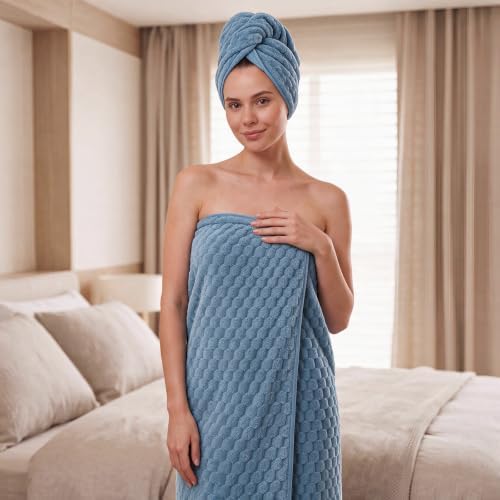 REDKISS Microfiber Bath Towel Large, 31”x 61” 4 Pack, Super Absorbent - Image 7