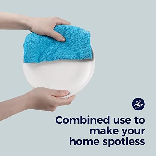 CLICK CLEAN Microfiber Cleaning Cloths, 12 Pack, Lint-Free Cleaning Towels - Image 6