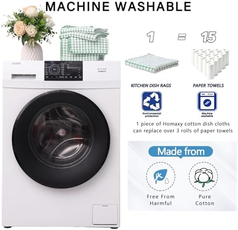 Kitinjoy Cotton 10 Pack Terry Kitchen Towels - Image 6