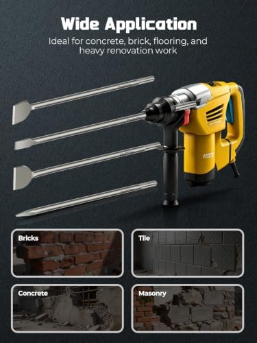 4Pcs SDS Max Chisel Bit Set, 42CrMo Steel - Image 7
