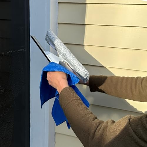 Unger 12” Outdoor Window Scrubber and Squeegee Kit - Image 7