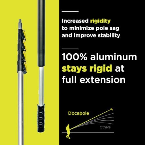 DOCAZOO Squeegee Extension Telescoping Pole 7-30 Ft - Image 6