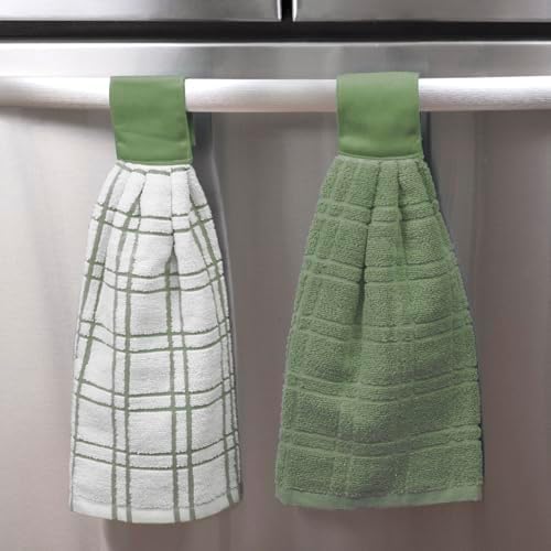 Ritz Premium 100% Cotton Solid and Multi Check Kitchen Tie Towel, Super Soft - Image 5