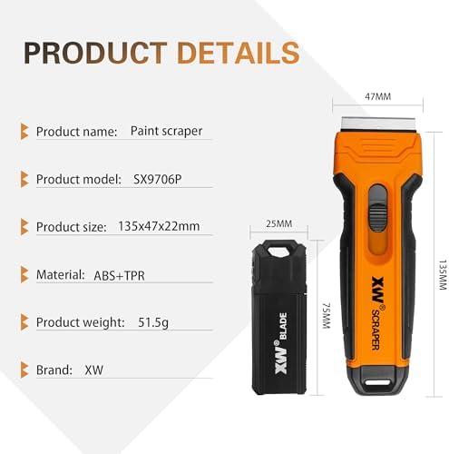 XW 2-Pack Razor Blade Scraper - Image 5