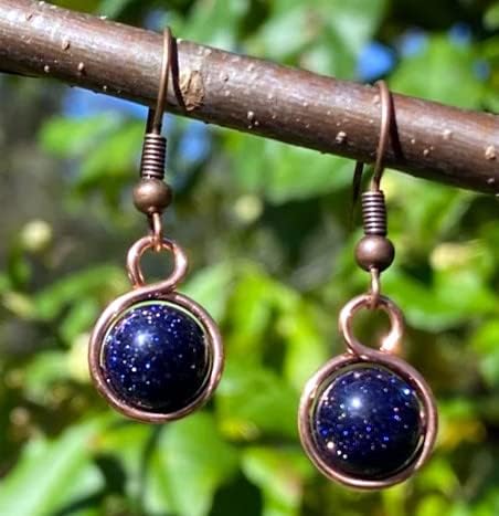 Zenkeeper 108 Pcs Blue Goldstone Beads - Image 4