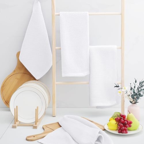 Homaxy 100% Cotton Waffle Weave Kitchen Towels - Image 6