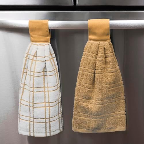 Ritz Premium 100% Cotton Solid and Multi Check Kitchen Tie Towel, Super Soft - Image 5
