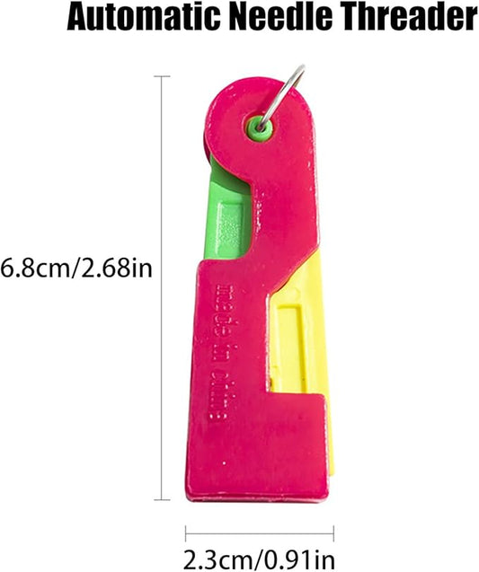 FKMEE Automatic Needle Threader - 2025 New Plastic Quick-Loop Device for Hand Sewing, Embroidery, & Cross-Stitch Crafts, Universal Compatibility Across Various Sewing Machines (3)