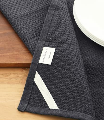 PurpleEssences Solid Kitchen Cloths, Dish Towel 15x25 Set of 6 - Image 6