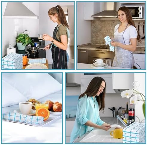 DecorRack Waffle Weave Kitchen Towels 15x25 in - Image 6