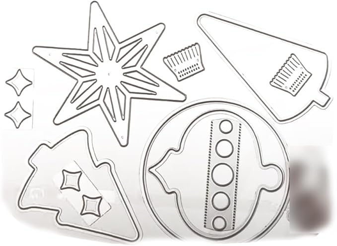 2025-2026 Stamps and Dies for Card Making, Stamps and Dies Set 2025 for Christmas and Halloween, Die Cut DIY Various Festivals Album Scrapbooking Birthdays Greeting Card (M4296)