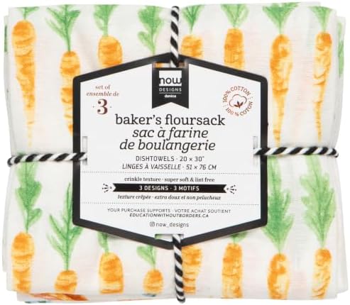 Now Designs Danica Easter Meadow Bakers Floursacks 3ct, 3 CT - Image 4