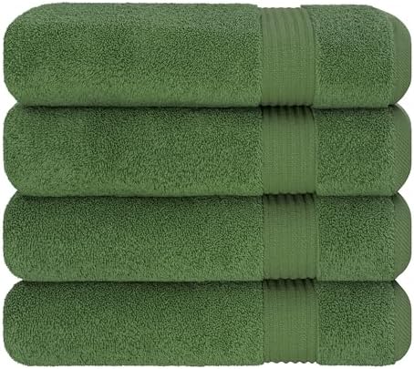 Cotton Paradise Turkish Towel Set, Soft Absorbent Quick Dry, 4 Piece Bath Towel - Image 6