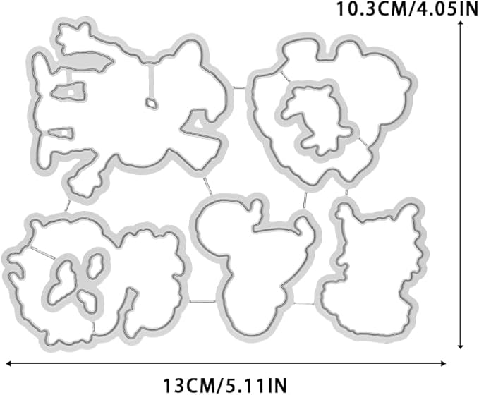 Halloween Clear Silicone stampReusable Stamp with Pumpkins, Skulls, Bats, Santa Claus, and Holiday Designs. Used for Making Cards, scrapbooks, and DIY templates (Halloween Skeleton)