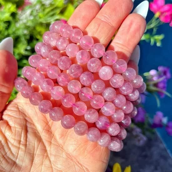 Zenkeeper 108 Pcs Rose Quartz Beads - Image 6