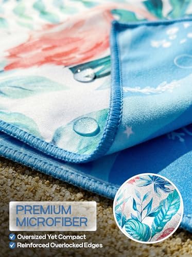 Utopia Towels Thin Lightweight Microfiber Beach Towel 2 Pack 32x71 Inch - Image 6