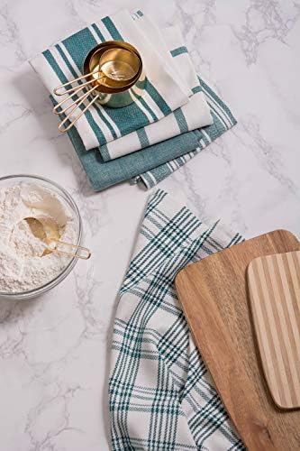 DII Assorted Woven, Kitchen Dishtowel Set, 5 Piece - Image 6