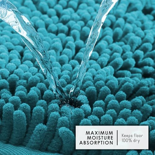 Hearth & Harbor Bathroom Rugs, Chenille Bath Mat - Image 7