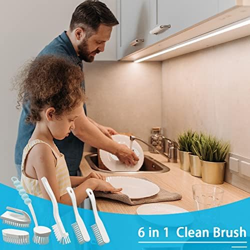 6 PCS Cleaning Brush, Scrub Brush Set - Image 6