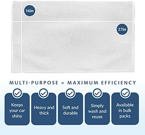 100% Cotton Chamois Cleaning Towels, 120 Pack - Image 6