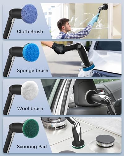 Leebein Electric Spin Scrubber, Shower Scrubber - Image 6