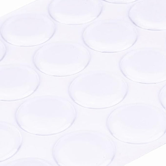 100-Piece Epoxy Resin Dome Stickers – Self-Adhesive Dots for DIY Crafts, Bottle Caps, Hair Bows, Scrapbooks, Jewelry & Pendants,1-Inch,Clear