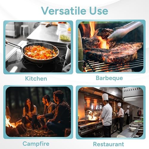 Casa Platino Oven Mitts and Pot Holders Sets, 8-Piece – 500°F Heat Resistant - Image 7