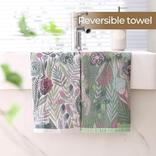 Cotton Vintage Flower Dish Towels, 16x15 Inch - Image 6