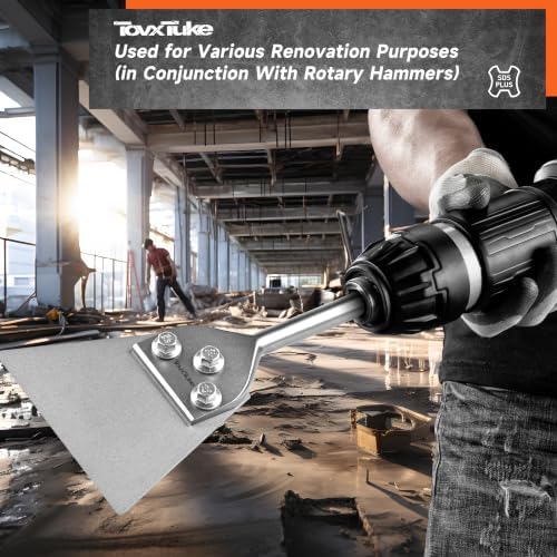 TovxTuke SDS Plus Floor Scraper Chisel, 5 X 11 Inch Tile Removal Bit - Image 7