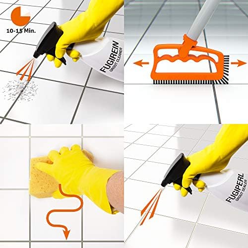 FUGINATOR® Grout Brush Orange/Gray - Image 6
