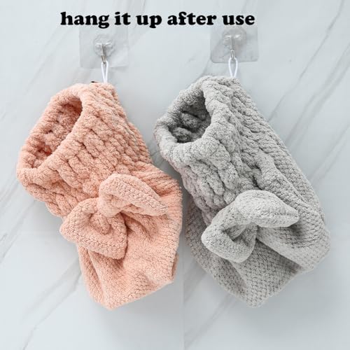 M-bestl Microfiber Hair Towel Wrap to Dry Short Hair Quickly - Image 6