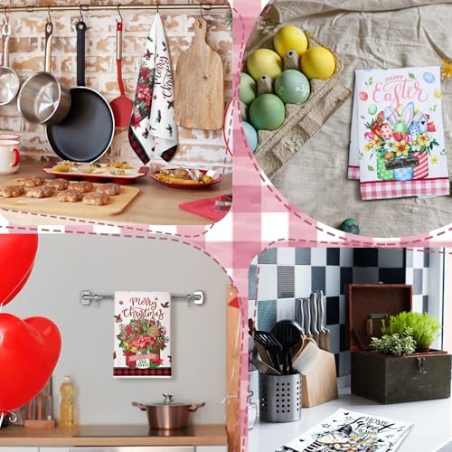 FuWeave 12 Pcs Seasonal Kitchen Towels Set - Image 6