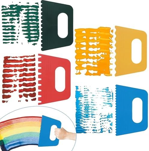 7 Piece Plastic Paint Scraper Tool Set - Image 7