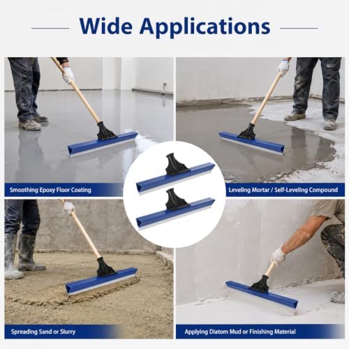 2 Pack 16-Inch Epoxy Squeegee, Lightweight Floor Squeegees - Image 6