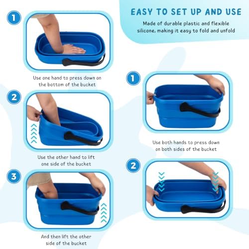 Window Squeegee Kit with 3 Gallon Collapsible Bucket - Image 6