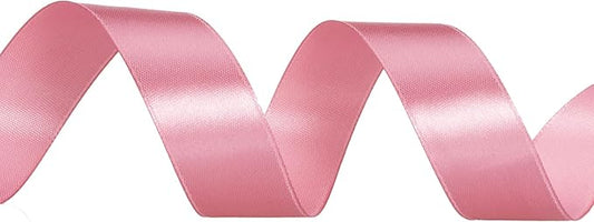 1 Inch Rose Gold Solid Satin Ribbon, 50 Yards Craft Fabric Ribbon for Gift Wrapping Floral Bouquets Wedding Party Decoration