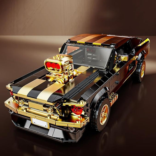 1:10 MOC Sports GTRS Car Building Blocks Toys Boys or Adults Kits, Building Set Raceing Car Model,Cars for Boys Age 14,(1680 Pieces)