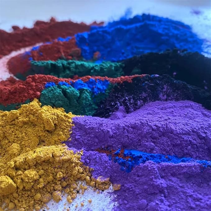 GOODTAKE Purple Iron Oxide Pigment Powder, Concrete Cement Dye Color Pigment for Pastel Tile Paint Mortar Grout (Purple, 2 Pounds)