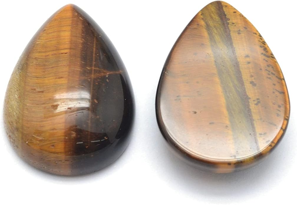Fashewelry Natural Teardrop Flat Back Cabochons Beads - Image 2