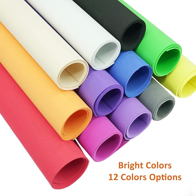 20 PCS EVA Foam Sheets DIY Handcraft Materials 1mm Thick 15.7 x 11.8 Inches Pink EVA Foam Papers for Arts and Crafts