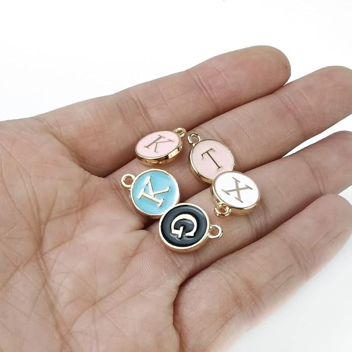 NSBELL 104PCS Letter Charms for Jewelry Making - Image 5