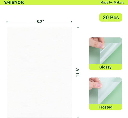WISYOK 20pcs Shrinky Film, Shrink Plastic Sheets - Image 2