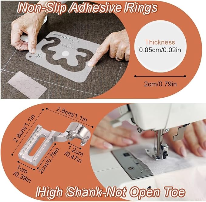 14PCS Free Motion Quilting Kit - Image 9